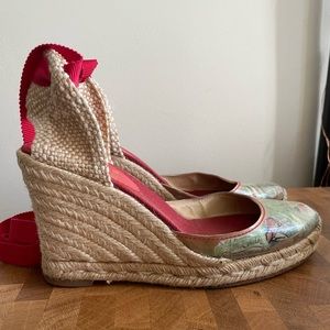 Christian Louboutin espadrille wedges